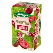 HERBAPOL HERBATA ZIOŁOWA 20TB POKRZYWA Z WIŚNIĄ 30G