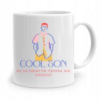 Kubek Prezent Dla Syna Cool Son Trzeba Sie Urodzić Z Nadrukiem Ze Zdjęciem