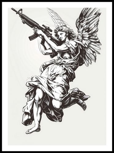 Plakat 50x70cm Anioł Wojny na Arena.pl
