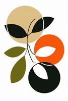 Plakat 67,5x100cm Organiczny Pokój