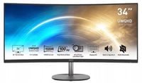 Zakrzywiony Monitor 34 cale MSI PRO MP341CQ VA 100Hz HDR HDMI DisplayPort