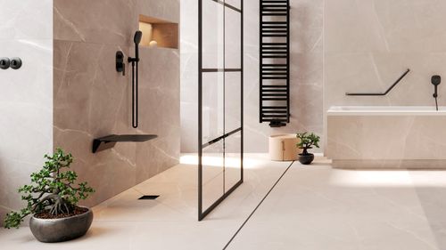 Hendi uchwyt łazienkowy prosty 45 cm, czarny mat na Arena.pl