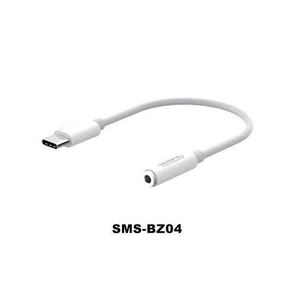 SOMOSTEL ADAPTER HF USB TYP C - USB TYP C BIAŁY SMS-BZ04 zdjęcie 1