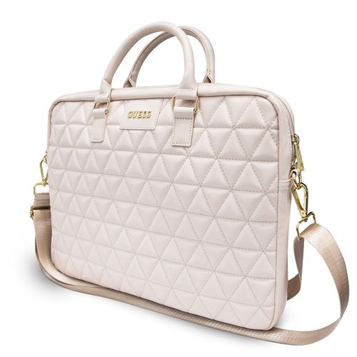 Guess Quilted Computer Bag - Torba na notebooka 15 (różowy) na Arena.pl