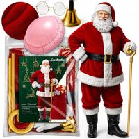 STRÓJ ŚWIĘTEGO MIKOŁAJA profesjonalny POLAR gwiazdor PREMIUM zestaw 16