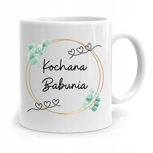 Kubek Dla Babci Na Urodziny Kochana Babunia Z Nadrukiem Ze Zdjęciem na Arena.pl