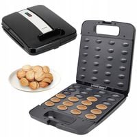 OPIEKACZ DO ORZESZKÓW CIASTEK NIEPRZYWIERAJĄCA POWŁOKA 24 SZT 1800W