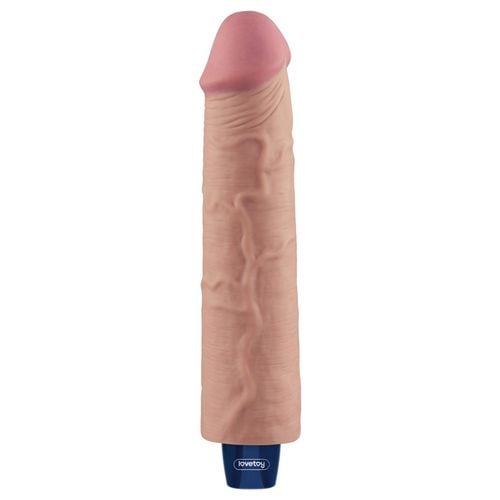 9.5" real softee rechargeable tpe vibrating dildo(flesh) na Arena.pl