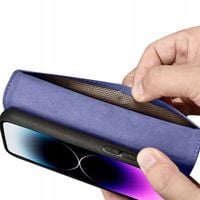 ETUI Z KLAPKĄ DO IPHONE 14 PRO ICARER ANTI RFID