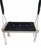 Huśtawka dla dzieci dom pokój ogród wisząca Czarna