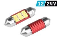 Żarówka VISION Festoon SV8.5 31mm 12/24V 12x 4014 SMD LED, nonpolar