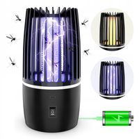 APARATOO lampka biurkowa na owady USB czarna