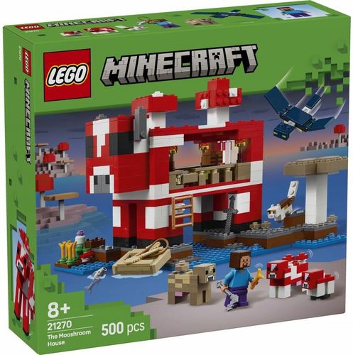 21270 - lego minecraft - dom grzybowej krowy na Arena.pl