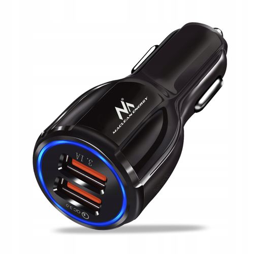 ŁADOWARKA SAMOCHODOWA QUICK CHARGE KABEL LIGHTNING na Arena.pl