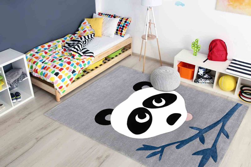 RUG/LU/TINIES/PANDA2/GREY/140x190 zdjęcie 2