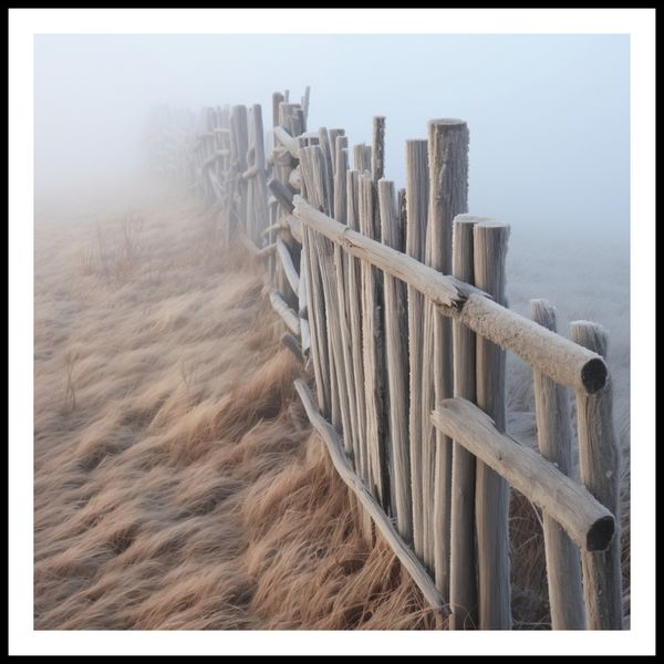 Plakat 70x70cm Mgła nad Wydmami zdjęcie 3