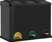 KOSZ NA ŚMIECI ŚMIETNIK STAL NIERDZEWNA 45 L