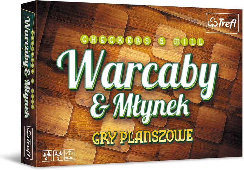 Gra WARCABY/MLYNEK DE LUXE 01681 . zdjęcie 6