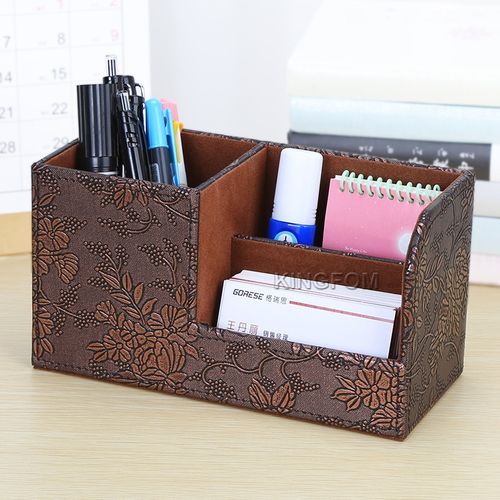 Organizer Na Biurko Ze Skóry Czarny na Arena.pl