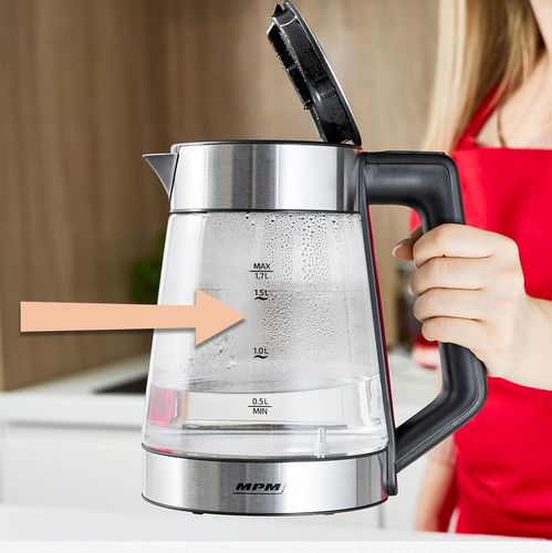 Czajnik elektryczny bezprzewodowy regulacja temperatury szklany MPM MCZ-116 na Arena.pl