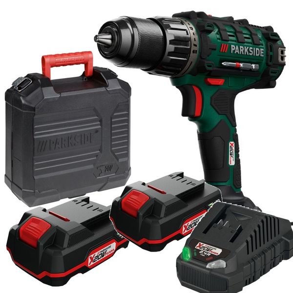 Wkrętarka PARKSIDE NOWY MODEL X20V 2 x akumulator 2Ah + ładowarka 2,4A NOWA zdjęcie 1