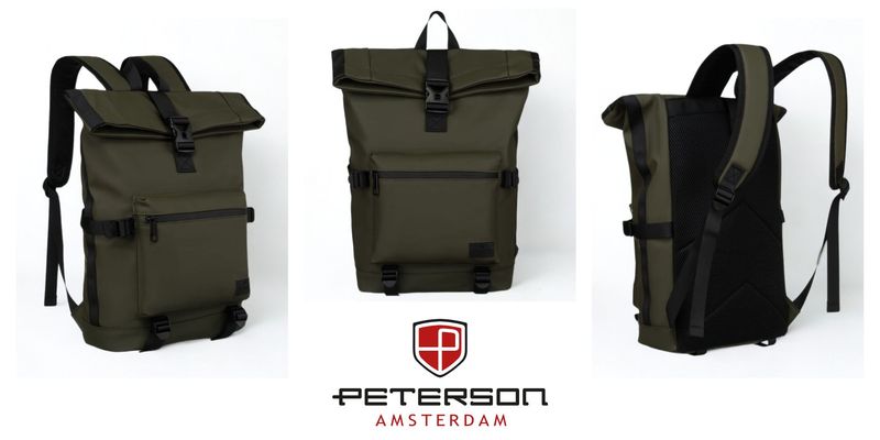 plecak miejski ptn nairobi-9138 olive zdjęcie 2