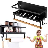 Półka magnetyczna na lodówkę ścianę organizer na przyprawy uniwersalny