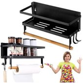 Półka magnetyczna na lodówkę ścianę organizer na przyprawy uniwersalny