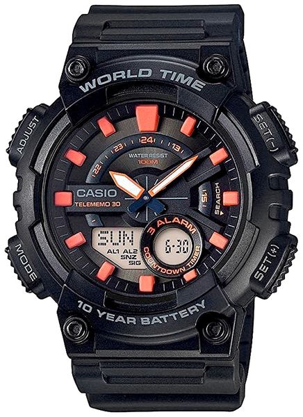 zegarek męski casio gerton aeq-110w-1a2vdf + box zdjęcie 1
