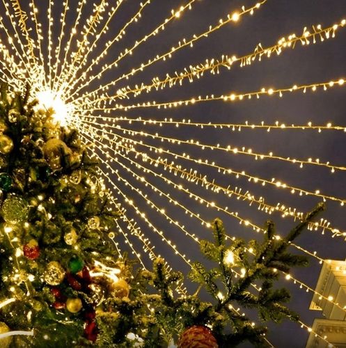 SOPLE FLASH 300 LED ZEWNĘTRZNE BIAŁE CIEPŁE lampki z zimnym Flashem na Arena.pl