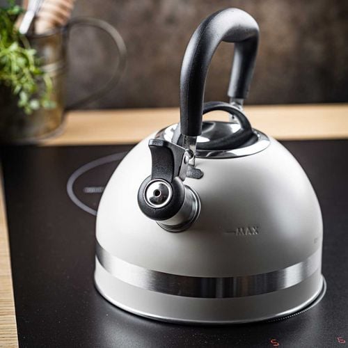 czajnik 1,8l z gwizdkiem kinghoff kh-1854 beżowy na Arena.pl