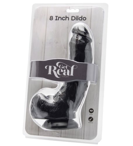 Duże dildo black z przyssawką na Arena.pl