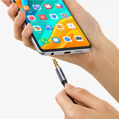 kabel mini jack 3.5mm ugreen av183, aux, 3m (czarny) na Arena.pl
