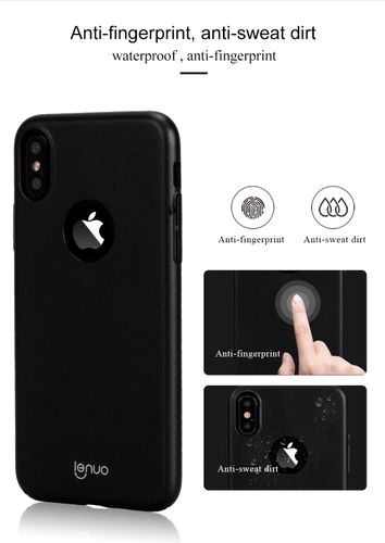 Etui LENUO HARD CASE Apple iPhone X/10 + SZKŁO na Arena.pl