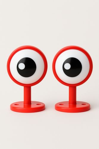 Oczy czerwone do kasku 2 szt na Arena.pl