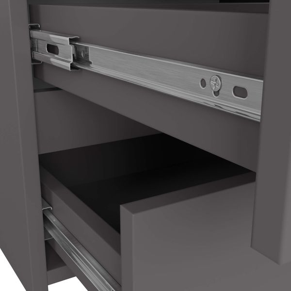 Komoda do salonu CL 100 cm 6 szuflad mała - grafit szary zdjęcie 5