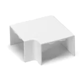 Kwadratowa listwa PVC 60x60 mm biała płaska gięta 4 sztuki praktyczny zestaw
