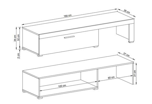 Meblościanka FLOW Meble do Salonu na Arena.pl