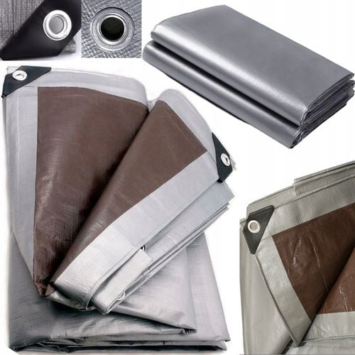 Plandeka 210g SREBRNO-BRĄZOWA 3x5 WIMAR UV+++ na Arena.pl