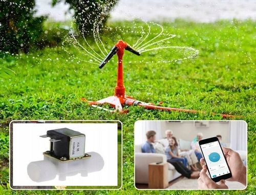 Elektrozawór gwint 3/4 cala 12V 0.02~0.7MPa + sterowanie bezprzewodowe Wifi na Arena.pl