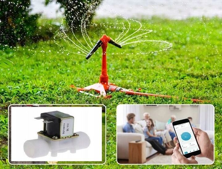 Elektrozawór gwint 3/4 cala 12V 0.02~0.7MPa + sterowanie bezprzewodowe Wifi zdjęcie 13