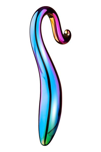GLAMOUR GLASS ELEGANT CURVED DILDO zdjęcie 3