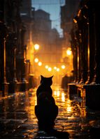 Plakat 25x35cm Samotna Wędrowczyni