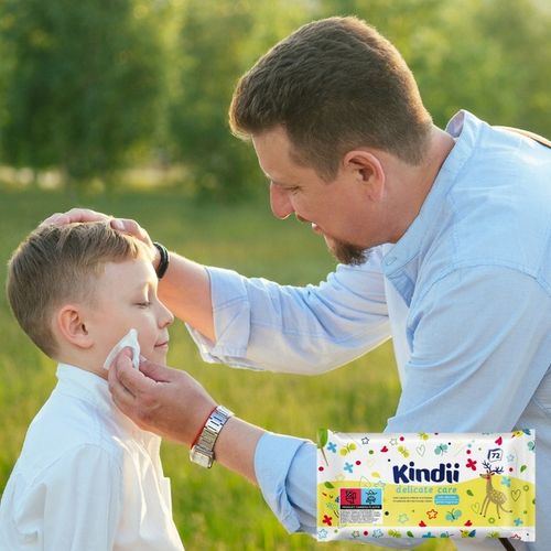 10x Chusteczki Nawilżane Kindii Delicate Care dla Niemowląt 72 szt. na Arena.pl
