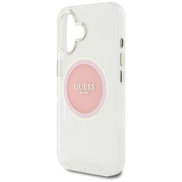 etui guess iml metal colored circle      classic logo magsafe do zdjęcie 6