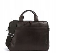 Strellson Abbey Aktówka skóra bydlęca ciemnobrązowy