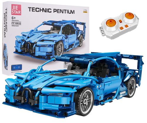 Zestaw Klocków Autko 523El. Niebieski na Arena.pl