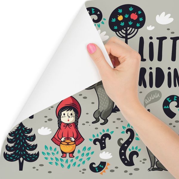 Fototapeta Ścienna Dla Dzieci Bajka Czerwony KAPTUREK Wilk 368cm x 254cm zdjęcie 3