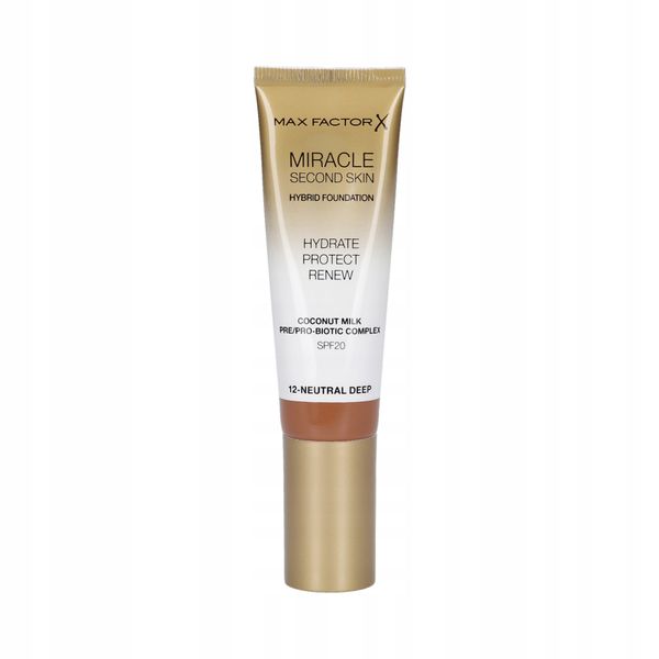 Max Factor Miracle Second Skin Podkład Do Twarzy 30 Ml 12 Neutral Deep zdjęcie 8