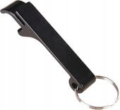 Otwieracz do Butelek Brelok Aluminium Czarny Mały Lekki Uniwersalny